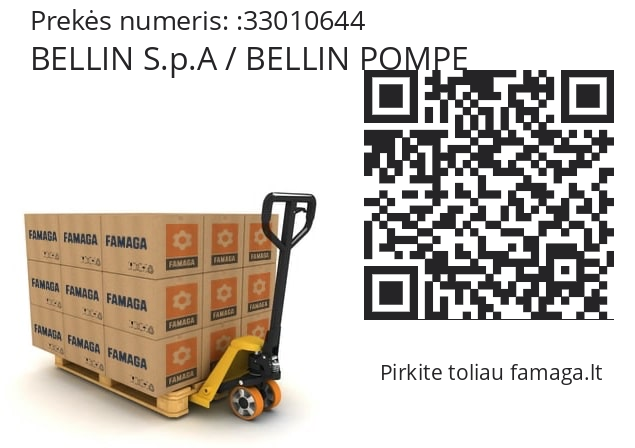   BELLIN S.p.A / BELLIN POMPE 33010644