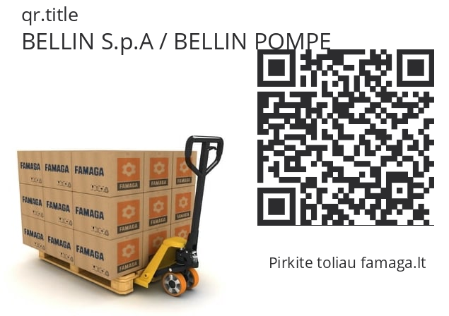   BELLIN S.p.A / BELLIN POMPE 0545