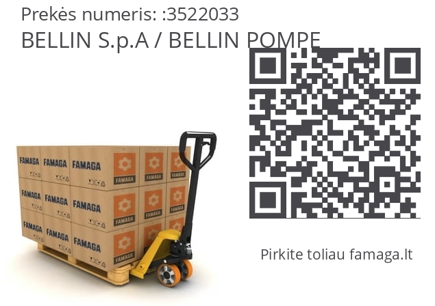   BELLIN S.p.A / BELLIN POMPE 3522033