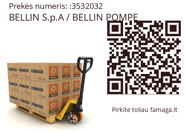   BELLIN S.p.A / BELLIN POMPE 3532032