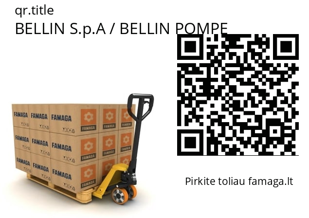   BELLIN S.p.A / BELLIN POMPE LG 300C/PR