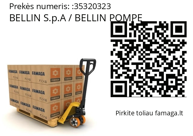   BELLIN S.p.A / BELLIN POMPE 35320323