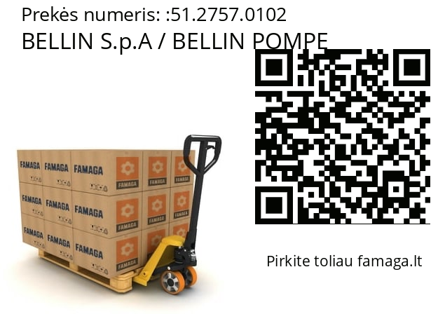   BELLIN S.p.A / BELLIN POMPE 51.2757.0102