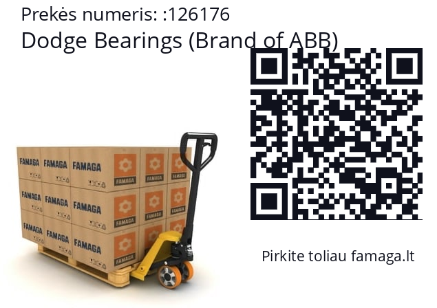   Dodge Bearings (Brand of ABB) 126176