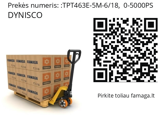   DYNISCO TPT463E-5M-6/18,  0-5000PS