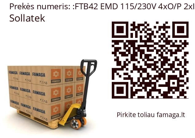   Sollatek FTB42 EMD 115/230V 4xO/P 2xI/P