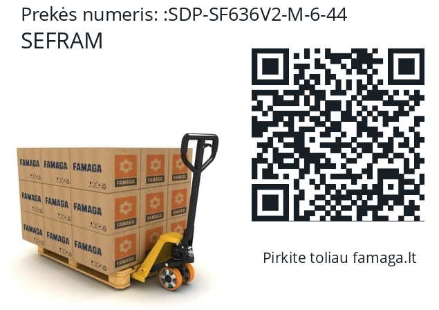 SF6-36DP V2 SEFRAM SDP-SF636V2-M-6-44