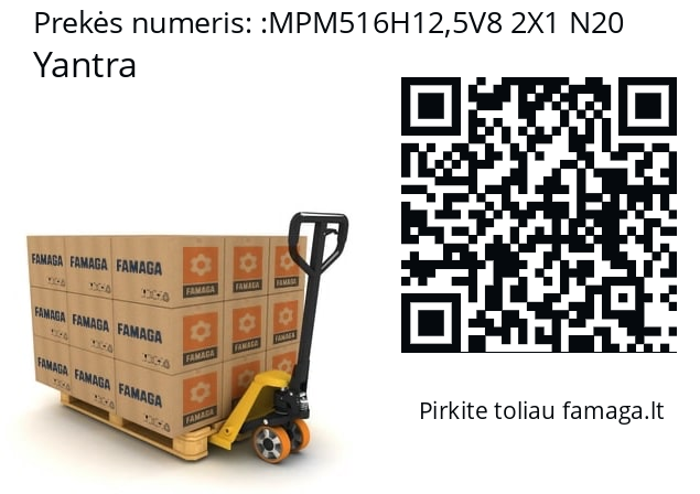   Yantra MPM516H12,5V8 2X1 N20
