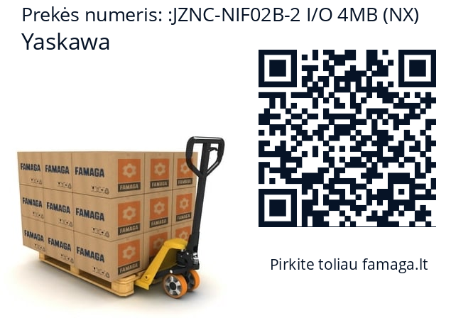   Yaskawa JZNC-NIF02B-2 I/O 4MB (NX)