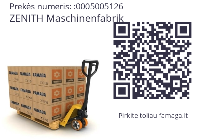   ZENITH Maschinenfabrik 0005005126